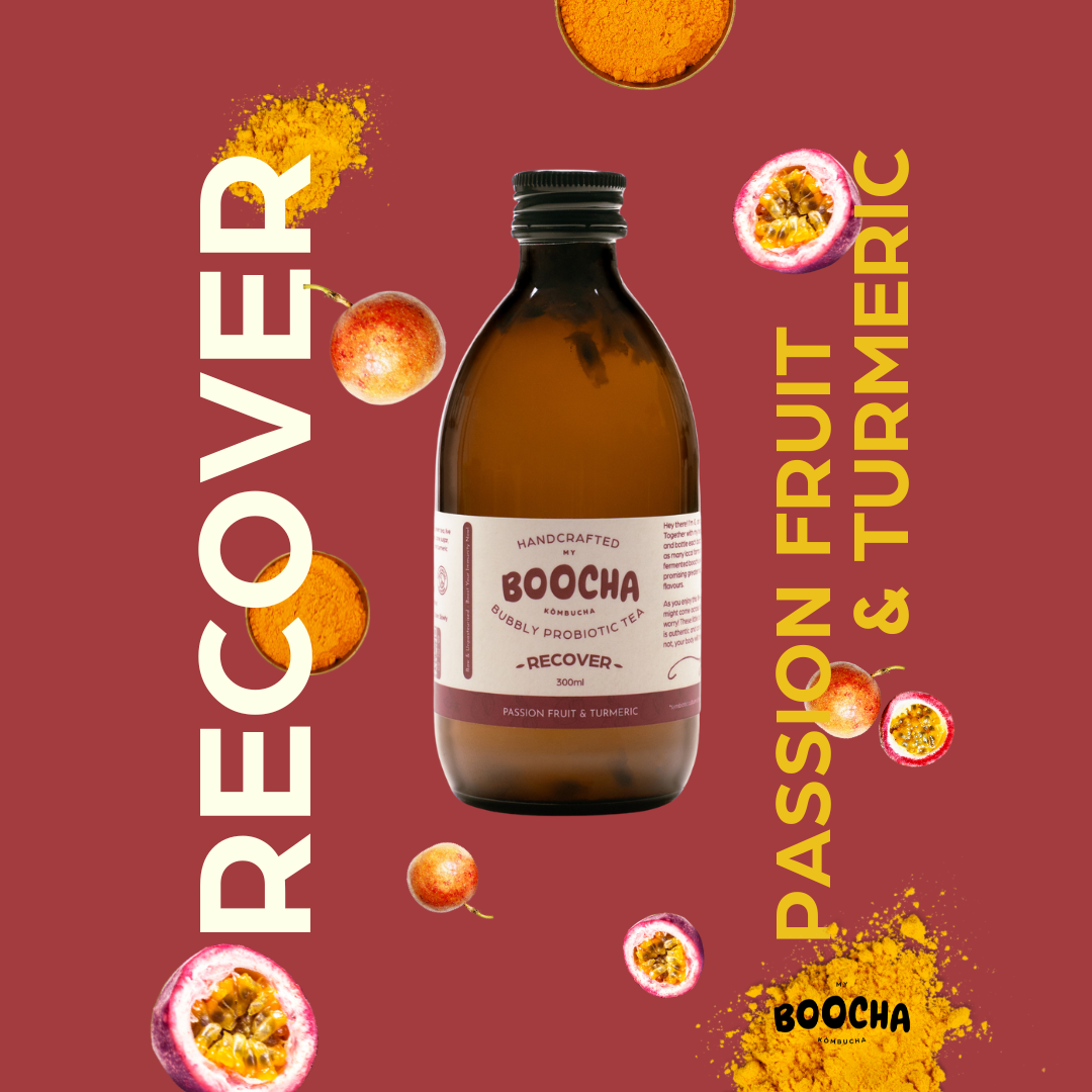 Recover - Passion Fruit & Turmeric Kombucha