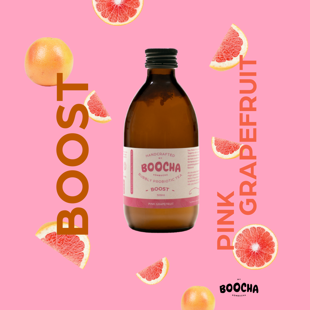 Boost - Pink Grapefruit Kombucha
